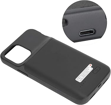 Coque de Protection avec Power Bank Intégré pour iPhone Xs,11,12,13,14,15 (Pro)